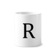 thumbnail image 1 of Símbolo de moneda sudafricana Rand ZAR Cepillo de dientes titular de la pluma Mug de ceramica blanca taza 350ml, 1 of 2