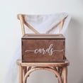 thumbnail image 7 of Wiywef Wooden Card Box Wedding Card Box for Reception Vintage Card Holder Box Envelope Holder Box Letter Storage Desktop Decoration, 7 of 7