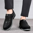 thumbnail image 2 of asddcavvf Fashion Style Men's Breathable Comfortable Business Slip On Work Leisure Hit Color Leather, 2 of 8