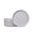 Light Gray, variant on Onader 6 Piece Serving Plates, 7.87 inch Dishes Set for Home Kitchen, Speckled Dinner Plates for Salad Steak Dessert Fruit and Pasta, Microwave & Dishwasher Safe, Seashell White