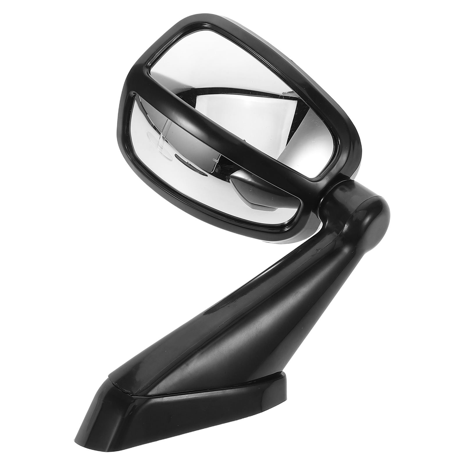 FOMIYES Easy Install Black Rearview Mirror for Car with Anti Glare and Wide Angle View
