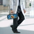 thumbnail image 3 of Jiueut Christmas Stethoscope Storage Bag Santa Claus Stethoscope Case for Nurse and Doctor Stethoscope Case Organizer with Mesh Pocket Handle Bag with Stethoscope, 3 of 7