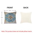 thumbnail image 4 of Juego de 2 fundas de almohada estilo bohemio de 18 x 18 pulgadas, diseño de alfombra vintage bohemia, decoración étnica antigua, funda de cojín con patrón de doble cara, 4 of 5