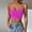Hot Pink, variant on Womens Summer Tank Tops Cropped Going Out Cami Black Basic Knit Fitted Square Neckline Sleeveless Slim Casual Summer Tank Tops For Women,L