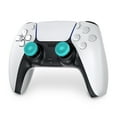 thumbnail image 4 of KontrolFreek Lotus for PlayStation 5 (PS5) and PlayStation 4 (PS4) | Performance Thumbsticks | 2 Mid-Rise Concave | Teal/Clear, 4 of 6