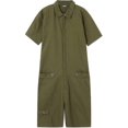 thumbnail image 2 of Mens One-piece Zipper Short Sleeve Tooling Jumpsuit Suit_l25, 2 of 5