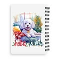 thumbnail image 2 of Watercolor Hello Winter Bichon Frise Chill Christmas Welcome Spiral Bound Journal Bichons Dog Lovers Gifts Idea 5x7in Spiral Notebook - 00016, 2 of 5