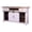 White, variant on Greenview Distressed Gray 76" Bar Counter