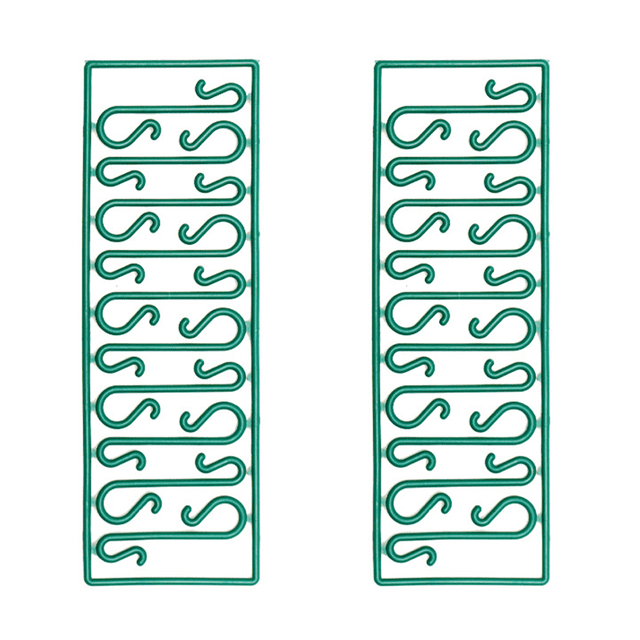 Ganchos para árbol de Navidad FloreceBien, ganchos verdes para adornos, mini colgadores para árbol de Navidad, corona, enredadera navideña
