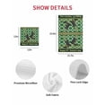 thumbnail image 7 of Happy St. Patrick's Kitchen Dish Towels for Drying Dishes Set of 2, Cute Legs Coin Green Shamrock Leaves Waffle Weave Microfiber Hand Tea Bathroom Towels Quick Dry & Absorbent Towel 15.7x23.6, 7 of 7