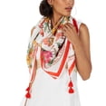 thumbnail image 1 of INC International Concepts Treillis de Jardin Carré pour Femmes, Rouge/noir, 1 of 1