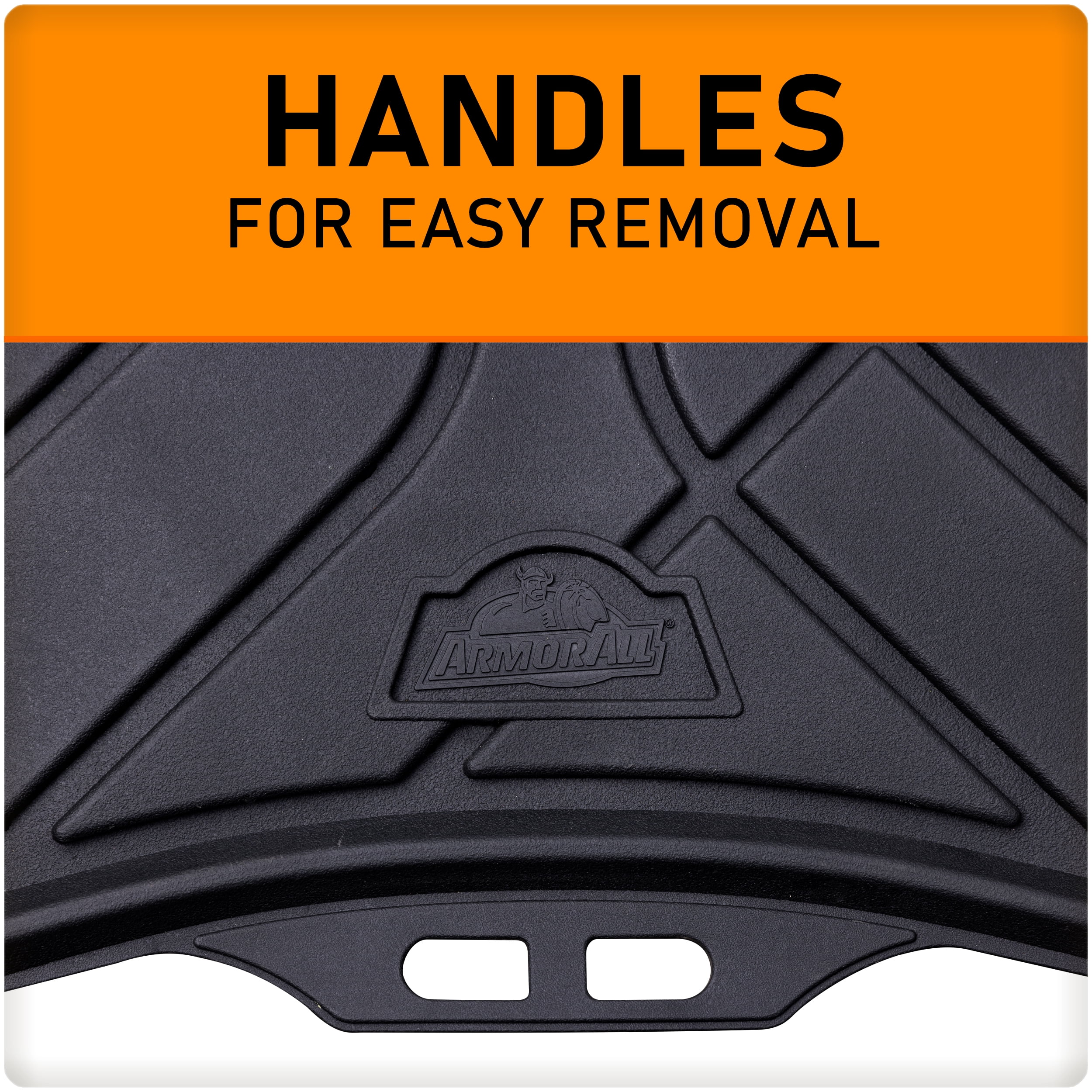 Armor All 4-Piece Black Trim-to-Fit All-Weather Floor Mats, Vehicle Make - Universal