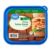 Great Value Honey Turkey Breast Lunchmeat, 9 oz