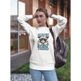 thumbnail image 2 of Grumpy Cat And Quote Sweatshirt Women -T-Line Designs, Female Small, 2 of 4