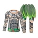 thumbnail image 1 of 3-10Years Children Suit Spring and Autumn Baby Boy Moana Cartoon Long Sleeve Top + pants + grass skirt Outfit Set -NMAOV, 1 of 3