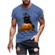 thumbnail image 2 of Blusas y camisas de manga corta y cuello redondo para hombre. Blusas/camisetas de manga corta con cuello redondo y estampado de Halloween para hombre. Blusa para hombre., 2 of 5
