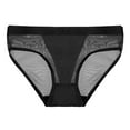 thumbnail image 2 of HUPOM Plus Size Underwear For Women Womens Underwear Briefs Leisure Tie Seamless Waistband Black M, 2 of 6
