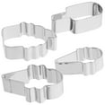 thumbnail image 4 of Miangastore 4pcs Stainless Steel Biscuits Cutters Reusable Cookie Making Molds Cookie Baking Tools, 4 of 8