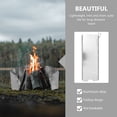 thumbnail image 3 of Miangastore 1 Ensemble de Réchaud Pare-Vent Brûleur de Cuisson Écran Coupe-Vent Fourniture de Camping, 3 of 9