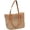 Khaki, variant on CoCopeaunts Tote Bag Women's Tote Handbags Satchel Bags Casual Handbags Tote Purse Straw Bag Shoulder Bag Stylish Hobo Bag Beach