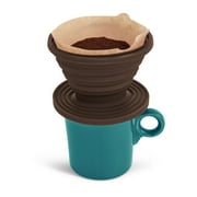 Fino Collapsible Reusable Coffee Brewing Cone, Silicone, Number 2-Size, Brews 2 to 6-Serving