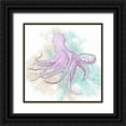 thumbnail image 1 of Murdock, Ramona 12x12 Black Ornate Wood Framed with Double Matting Museum Art Print Titled - Octopus Purple, 1 of 4