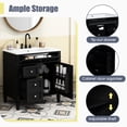 thumbnail image 3 of Abundant Storage & Easy Assembly - 30'' Bathroom Vanity for Quick Setup and Daily Storage, 3 of 6