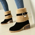 thumbnail image 2 of Bottes d'Hiver pour Femmes Cheville Décontractées Extérieur Intérieur, 2 of 8