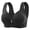 Black, variant on Women Casual Adjustable Breathable Top Bra Underwear Without Steel Ring Gathering Running Girls Sports Bra for Women
