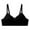 Black, variant on Bovxnpu Summer Girls Underwear, Seamless Training Bras for Girls, Girls Solid Color Soft Breathable Thin Style Student Bra Underwear 16 Years