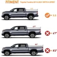 thumbnail image 6 of Nilight Soft Roll Up Truck Bed Cover Compatible with Toyota Tundra 2014 2015 2016 2017 2018 2019 2020 2021 5.5ft, 6 of 7
