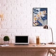 thumbnail image 2 of Stupell Industries Retro Waterski Women Blue Yellow Watercolor Painting Framed Wall Art Design by Stellar Design Studio, 24" x 30", Black Framed, 2 of 8