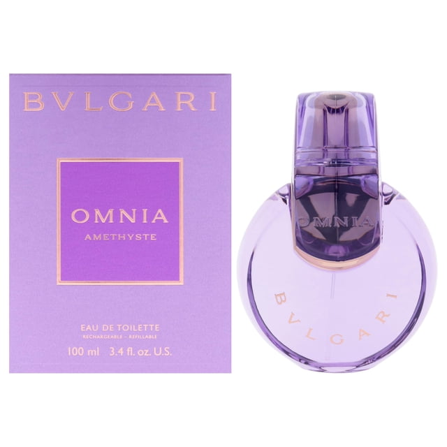 Perfume Bvlgari Omnia Amethyste EDT para mujer, 100 ml, recargable