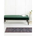 thumbnail image 4 of Rugs.com Sisu Collection Washable Rug – 8 Ft Runner Gray Flatweave Rug Perfect For Hallways, Entryways, 4 of 8
