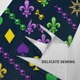 thumbnail image 6 of Xecao Mardi Gras Strings of Beads patten Tapestry 60x51 Inches Wall Hanging Poster Tapestry for Living Room Bedroom Home Decor, 6 of 6