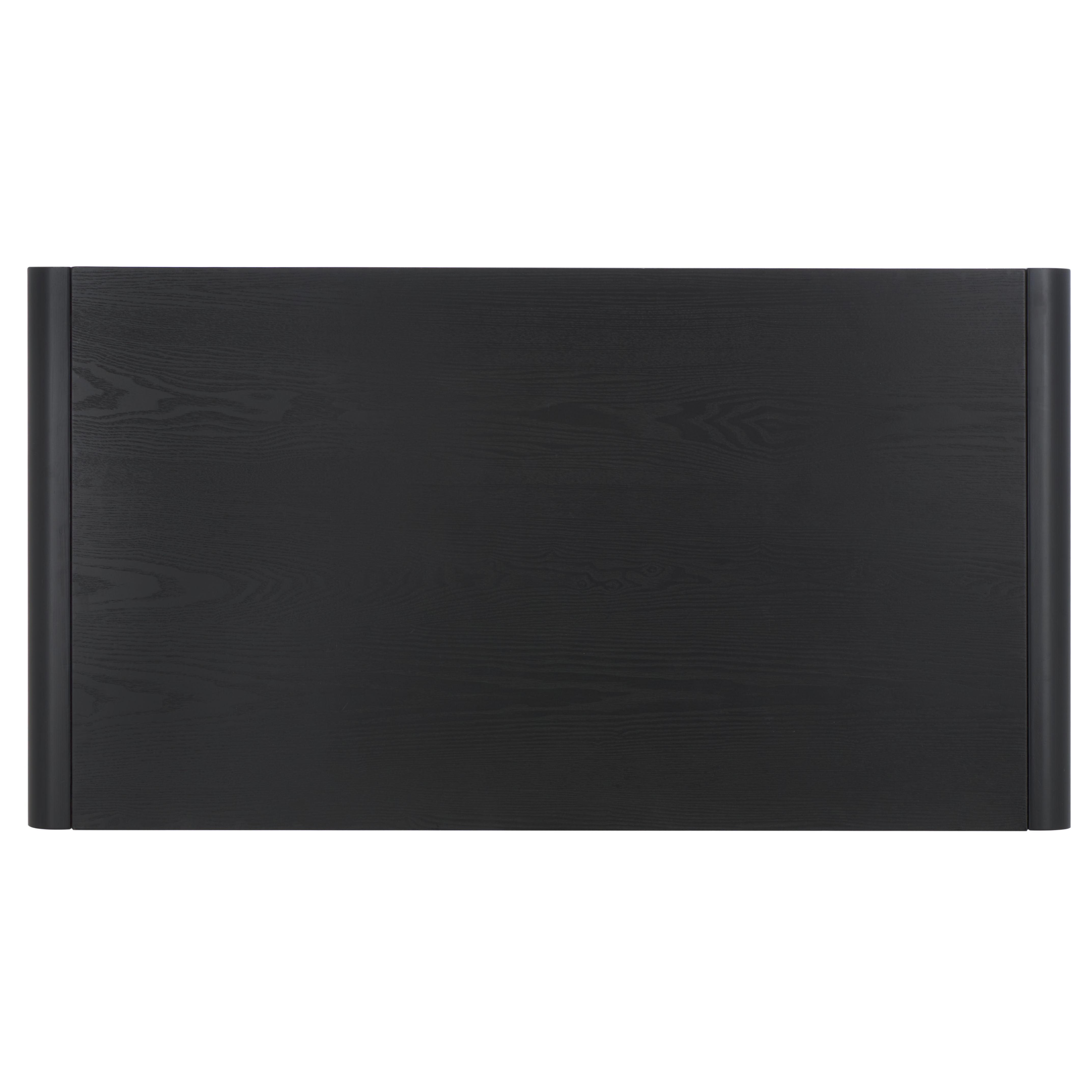 Safavieh Omara Glam 1 Shelf Pine Coffee Table, Black