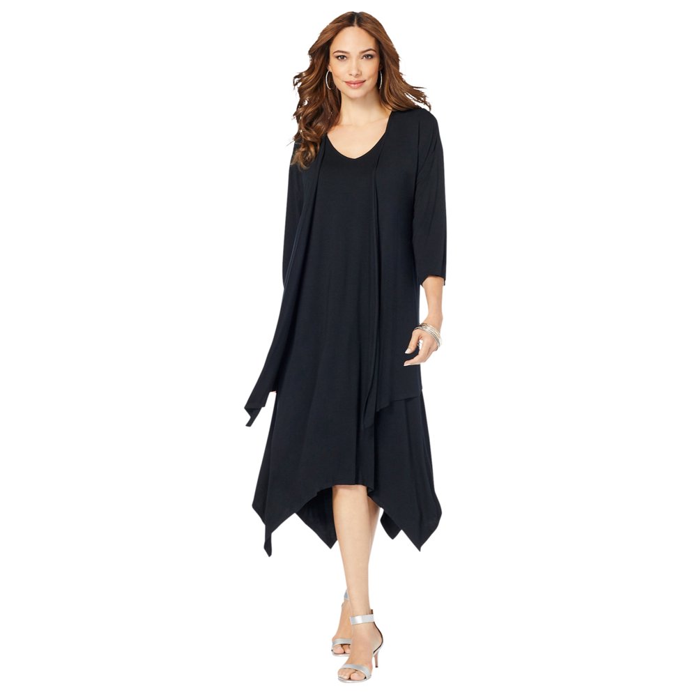 black evening jacket plus size