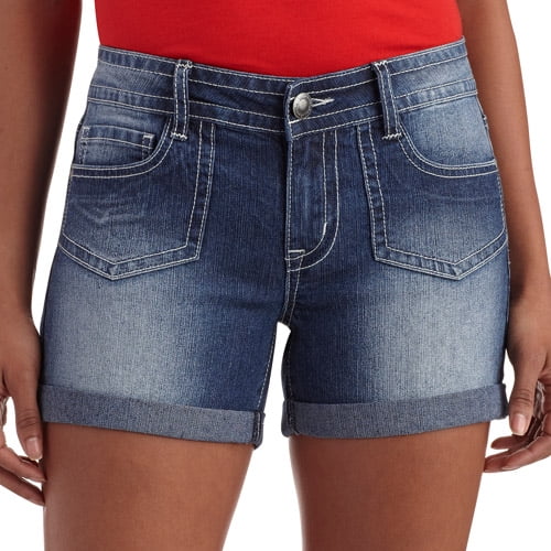 L.e.i. Juniors' Colored Denim Bermuda Shorts