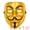 Gold, variant on Unique Bargains Electroplated Hacker Mask, Metallic Mirror Anonymous V for Vendetta Silver