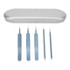 thumbnail image 2 of 5pcs Blackhead Remover Professional Stainless Blue Acne Needle Tool Set for Pimple Popper Comedone, 2 of 4