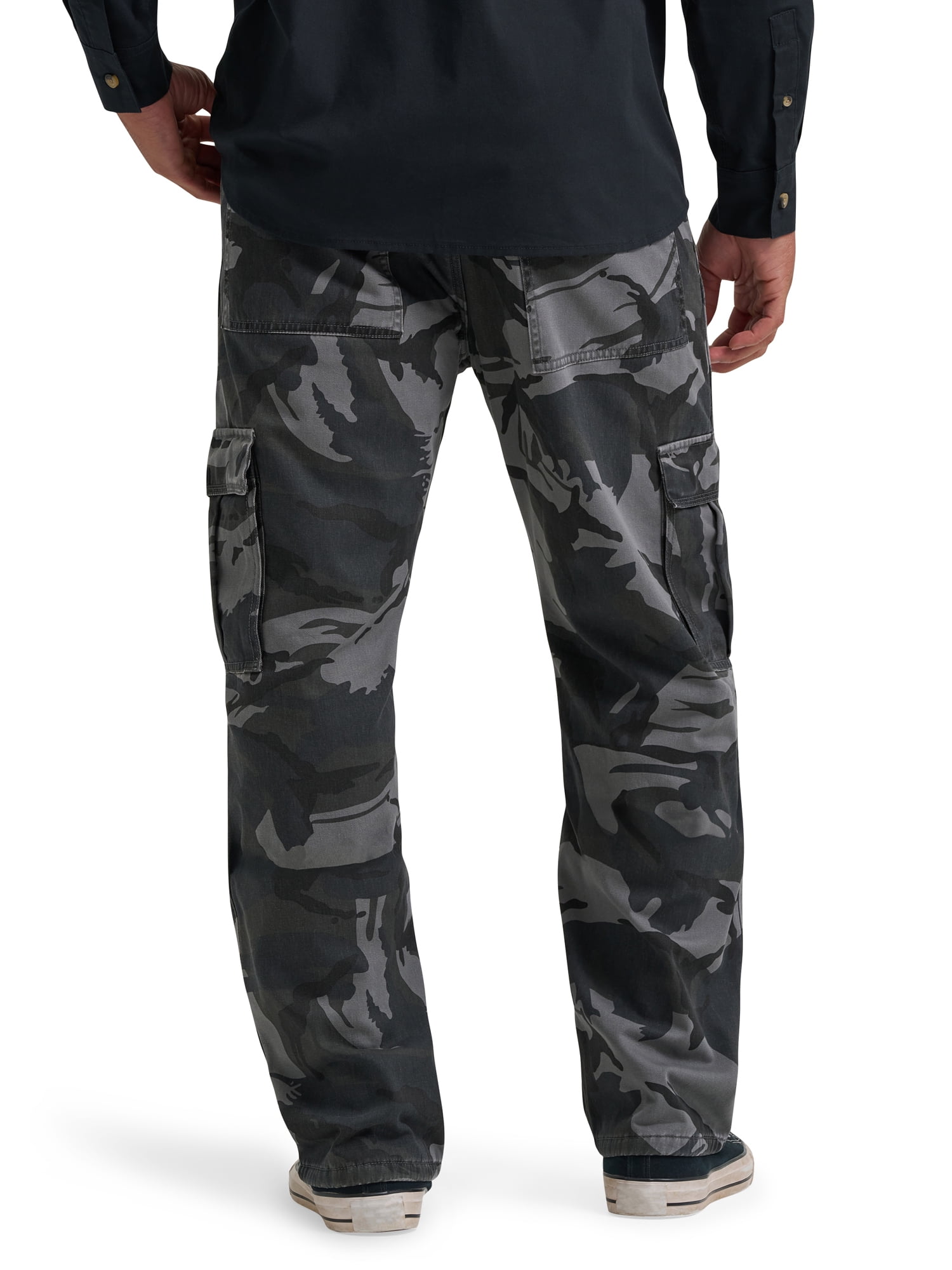 Wrangler Men's Fleece-Lined Cargo Pants - Winter Warm Pants In Khaki Camo, Multiple Sizes