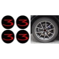 thumbnail image 1 of 4 Uds. de tapacubos de centro eda de coche, marco adhesivo, accesorios decorativos antipolvo, aptos para , reemplaza la protección d rojo shamjiam Pegatina Tapas de cubo centrales, 1 of 8
