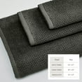 thumbnail image 4 of Great Bay Home Quick Dry Loop Textured 6-Piece Towel Set, Midnight, 4 of 6
