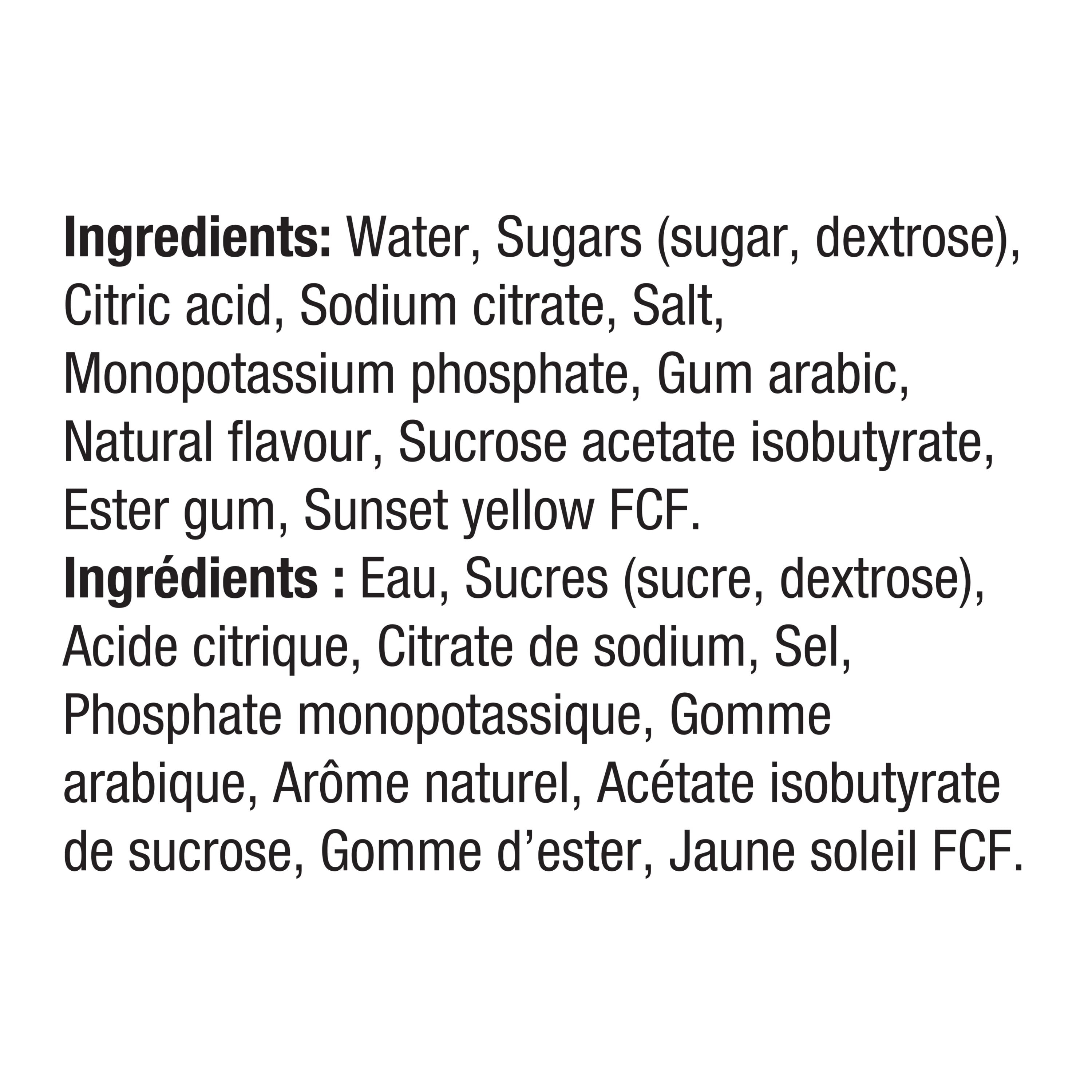 Gatorade Orange Sports Drink 6 x 591 mL, Bottles, 6x591mL