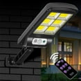 thumbnail image 4 of Solar Outdoor Lights with Motion Sensor, IP65 Waterproof, 3 Lighting Modes, Remote Control, 10 W, 12-Hour Runtime, 2200 mAh Battery, 4 of 6