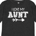 thumbnail image 4 of Inktastic I Love My Aunt with Arrow Boys or Girls Long Sleeve Toddler T-Shirt, 4 of 5