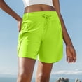 thumbnail image 4 of Women's Active 7 Inseam Athletic Long Running High Wasistband Shorts, Quick Dry Breathable Gym Shorts for Gym, XL, 4 of 6