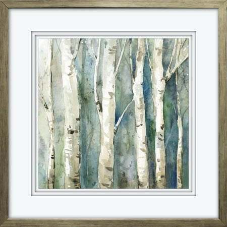 - Alcott Hill 'River Birch II' Framed Acrylic Painting Print