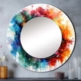 thumbnail image 1 of Designart « Roulette au Casino Royale VI » Décor Mural Moderne de Casino et Jeux avec Miroir Rond - Grand Miroir Rond Turquoise - Miroir Rond 29 Pouces x 29 Pouces Pouces, 1 of 5