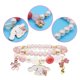 thumbnail image 3 of Sanrio-pulsera de cristal de dibujos animados Cinnamoroll Kuromi Bead Net para mujer, joyería de moda, regalo de fiesta multicapa, regalo para niñas expandible, 3 of 4